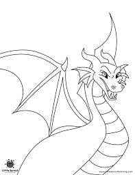 Dragon Coloring Pages - Little Sprout Art + Learning Lab