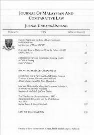 Have you ever came across two distinctive work only to realize that. Copyright Law In Malaysia Journal Of Malaysian And Comparative Law
