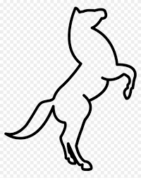 Simple outline horse clipart best farm theme outline clip art. Stand Up Horse Outline Comments Simple Standing Horse Drawing Clipart 3380047 Pikpng