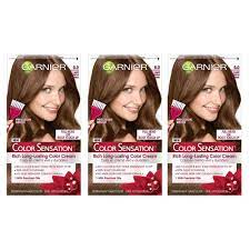 Garnier Hair Color Sensation Rich Long Lasting Color Cream 6 0 Light Natural Brown 3 Count This Is An Garnier Color Sensation Hair Color Cream Hair Color