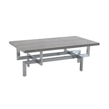 The menorca 4 piece outdoor. Illusion Wood Coffee Table Gray Armen Living Target