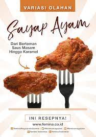 5 Resep Wajib Coba Minggu Ini Variasi Olahan Sayap Ayam Dari Berteman Saus Masam Hingga Karamel Resep 5resepwajibcobaminggui Sayap Ayam Resep Ide Makanan