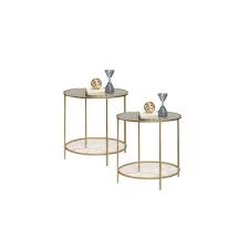 Check spelling or type a new query. Home Square Set Of 2 Nightstand In Satin Gold Walmart Com Walmart Com