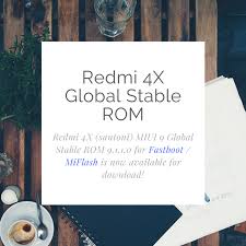Miui 9 Global Stable Rom 9 1 1 0 For Redmi 4x Rom Xiaomi Firmware