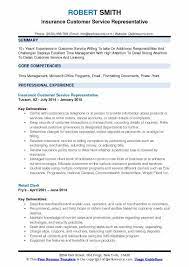 Recruiters, please don't contact this job. Insurance Customer Service Representative Resume Samples Qwikresume