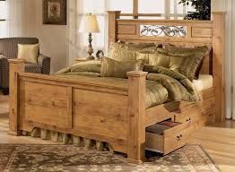 Rustic bedroom furniture our gorgeous selection of rustic furniture is the perfect way to dress up your lodge or cabin theme bedroom. King Size Log Bed Bedroom Set Atmosphere Ideas Post Rustic Frame Qween Beds Canopy Plans Cabins Apppie Org