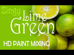 Add a very bright yellow to the blue and mix the two colours together with the same brush. Hd Paint Mixing Zingy Lime Green Colour Youtube