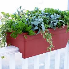 But let's say you have a balcony and can hang brackets for a window box over the railing. 24 Inch Deck Rail Planter Hc Companies Wholesale Deck Planters