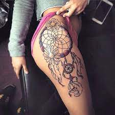 Forearm dream catcher + moon tattoo. 75 Dreamcatcher Tattoos Meanings Designs Ideas 2021 Guide