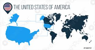 • leventhal map center : La Carte Des Etats Unis D Amerique Situee Vecteur Stock Crushpixel