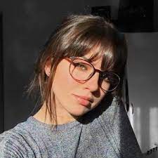 Hailey Orona Her Crochet Hairstyles With Glasses Short Hair With Bangs Cool Hairstyles