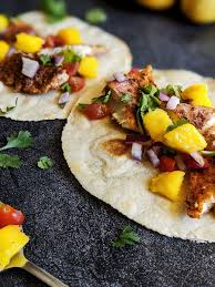 Don't skip this salsa that is not only bright and fresh but offers a great. Baked Fish Tacos With Mango Salsa Paleo Hayl S Kitchen