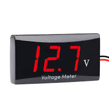 Need a new golf cart battery charger? Buy Searon 12 Volt Digital Volt Meter Voltmeter Battery Indicator Gauge Led Display For Motorcycle Club Car Golf Cart Ezgo Yamaha Red Led Online In Vietnam B07gcyqjxj