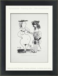 Leider müssen wir uns von diesen. Pablo Picasso Le Seigneur Et La Dame 1972 Original Lithographie Originalgrafik Kaufen Im Galerie Shop