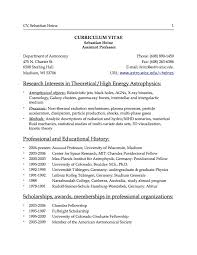 Curriculum Vitae