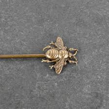 Bumble Bee Hair Stick, Summer Hair Accessory, Insect Hair Jewelry,  Victorian Hair Pin, Garden Lover, Women Birthday Gift, Nature Bun Holder