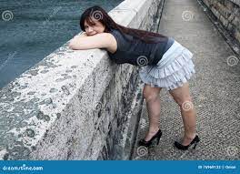 Cute Asian Girl Bending Over Stock Photo - Image of legs, chinese: 76969132