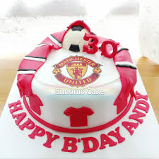Manchester united birthday cake and cupcakes. Football Birthday Cakes For Men Top Birthday Cake Pictures Photos Images