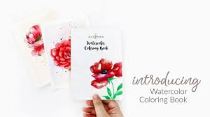 Today i have a special new printable collection for you all: Altenew Floral Watercolor Adult Coloring Book Gorgeous Flower Designs 24 Sheets