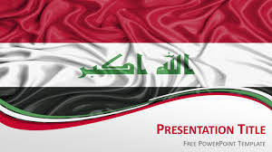 Über 80% neue produkte zum festpreis. Iraq Flag Powerpoint Template Presentationgo