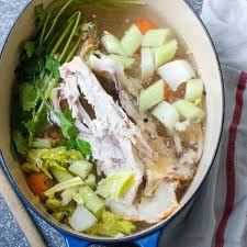 Easy Leftover Rotisserie Chicken Stock Recipe In 2020 Chicken Stock Recipe Leftover Rotisserie Chicken Chicken Carcass Recipe