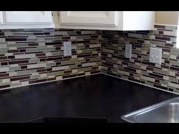 The kitchen is probably the most used room in your house, so you want it to be a space you enjoy spending time in. How To Install A Glass Tile Backsplash Real Diy Tips Youtube