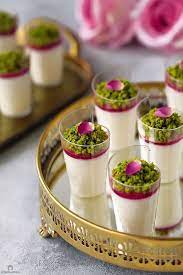 Rose Mehalabya Milk Pudding Cleobuttera Recipe Indian Dessert Recipes Middle Eastern Desserts Indian Desserts