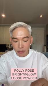 ใหม่! แป้งฝุ่นอณูชิมเมอร์ปรับแสง NEW POLLY ROSE BRIGHT & GLOW LOOSE POWDER  SPF15 PA++