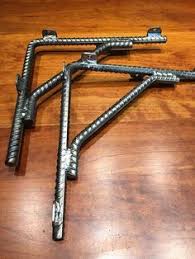 Industrial Design Welded Rebar Shelf Supports Welding Projects Diy Welding Metal Working