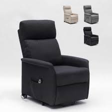 Livraison rapide, economies garanties et stock permanent ! Fauteuil Relax Electrique Avec Systeme Releveur Pour Personnes Agees Giorgia Fx Couleur Noir Cdiscount Maison