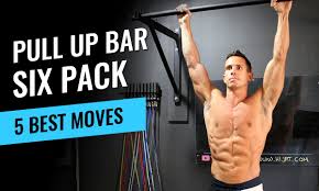 5 pull up bar exercises to get six pack