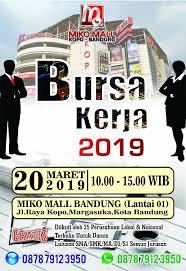 The perfect tech organizer for all your travels. Bursa Lowongan Kerja Miko Mall Bandung 20 Maret 2019 Haievent Com
