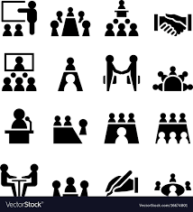 Meeting Conference Icon Royalty Free Vector Image Sponsored Icon Conference Meeting Royalty Ad Waves Icon Library Icon Hospital Icon