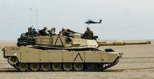 U.S. Army M1A1HC Abrams Main Battle Tank from A Company, 4th Battalion 64th Armor Regiment, 2nd Brigage Combat Team, 3rd Infantry Division, participating in a training exercise in a Kuwaiti firing range