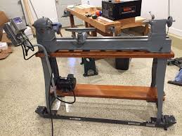 Delta Rockwell Lathe Rebuilt With New Headstock Bearings Paint Hitachi Ac Drive With Motor And Refinished Wood Draaibank Desk Tips