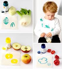 Colour Print With Greens Art For Kids Colorful Prints Crafts For Kids