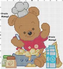 Winnie The Pooh Che Cucina Click To View Punto Croce Gratis Punto Croce Schemi Punto Croce Gratis