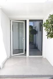 Porte Aluminium Blanche Villa Moderne Porte Entree Aluminium Menuiserie Alu Porte Aluminium