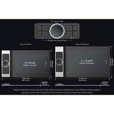 Xp Pen Deco Pro Graphics Drawing Tablet 9x5 Inch Ultrathin Digital Pen Tablet With Tilt Function Double Wheel And 8 Walmart Canada