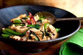 Stir Fried Chinese Broccoli And Chicken With Hoisin Recipe Nyt Cooking