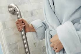 To install handicap grab bars in a shower. Bathroom Safety Whitcher Plumbing Heating