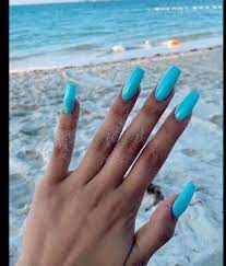 Information about neon blue acrylic nails. Pin By Omarbella On Nails And Toes Slay Square Acrylic Nails Blue Acrylic Nails Acrylic Nail Designs