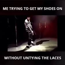 Getting Shoes On Without Untying Laces Funny Gif Funny Take Off Your Shoes