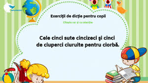 Merg foarte bine impreuna cu vocalizele si exercitiile de respiratie. Exercitii De Dictie Usoare Grele Copii Adulti 50 Video