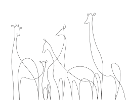 Need to prep yourself for a dinner party or a date night? Minimal Elegant One Line Drawings Illustrate The Magnificence Of Wild Animals Designtaxi Com Animal Line Drawings One Line Drawings Line Art Drawings