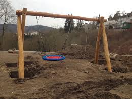 Nestschaukel Aus Robinie Schaukel Nestschaukel Kinder Spielplatz Garten