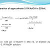 Identity of solute and volume and molarity of solution. 1