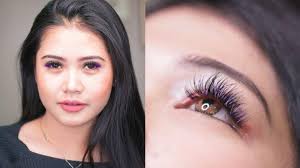 Pemasangan satu per satu ( 1 helai bulu mata asli ditempel dengan 1 helai bulu extension). Tips Cantik Terbaru Mengenal Tren Baru Color Eyelash Extention Untuk Kulit Sawo Matang Tribun Jatim
