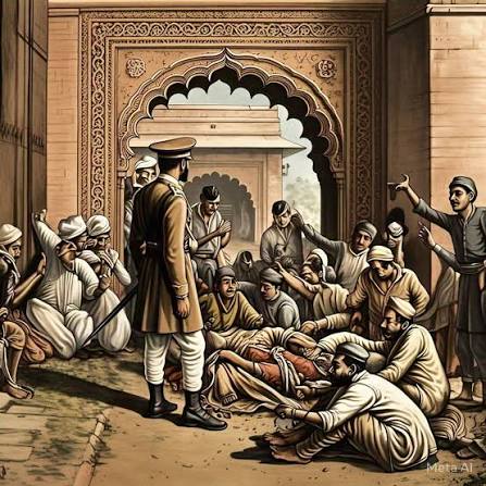 The Jallianwala Bagh massacre occurred on April 13, 1919, in Amritsar, India, during British rule. British troops under General Dyer opened fire on a peaceful gathering of unarmed civilians, including men, women,