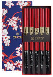 Maybe you would like to learn more about one of these? Chopstick Set Red Black Flower 5 Pair 22 5 Cm Item No 18617 Tds